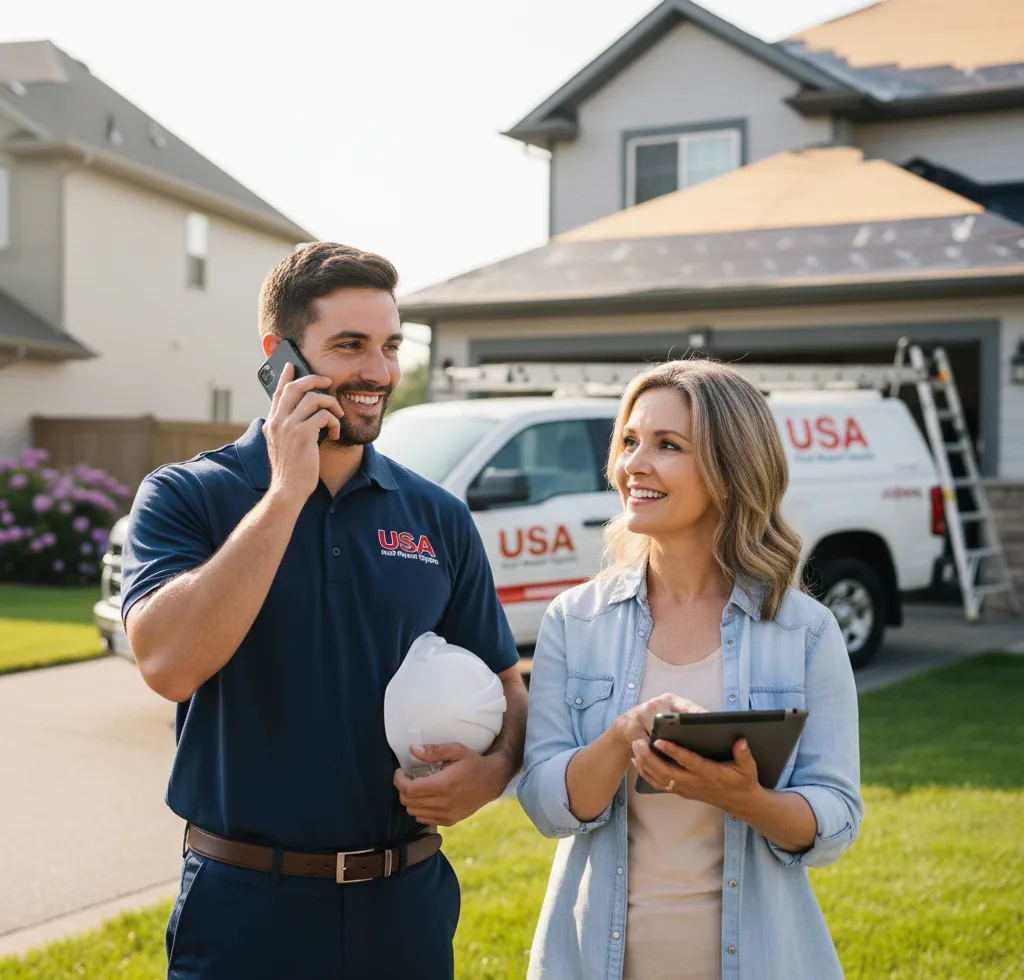USA Roof Repair Experts customer support in Hutto